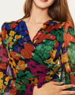 Best La Petite Etoile Robe Arina à fleurs multicolore