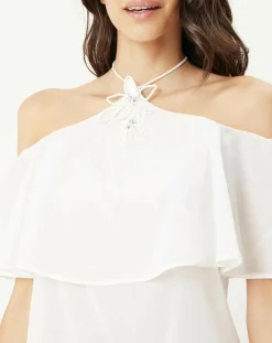 Femme La Perla Robe Avant-Garden blanche