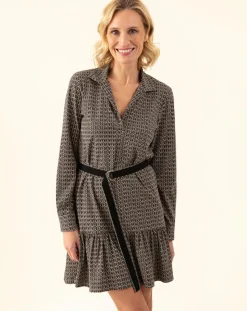 Femme Indies Robe avec Ceinture Vicky tweed