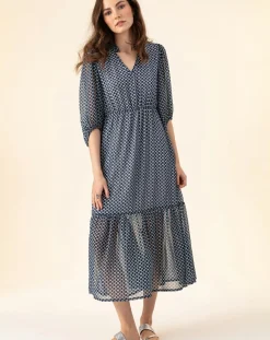 Femme Indies Robe Azur ellipse