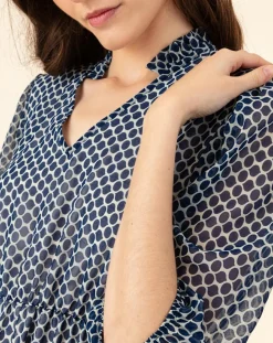 Femme Indies Robe Azur ellipse