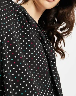 Femme Jodhpur Robe Brama cravate noire