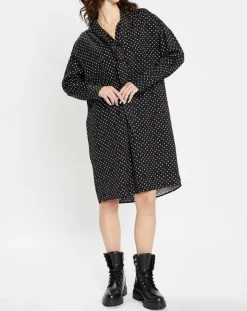 Femme Jodhpur Robe Brama cravate noire