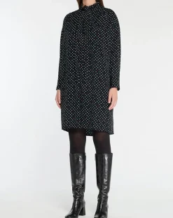 Femme Jodhpur Robe Brama cravate noire