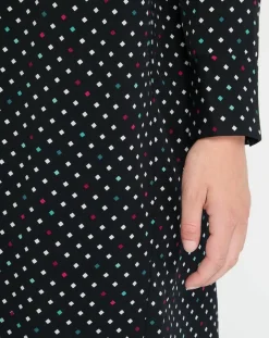 Femme Jodhpur Robe Brama cravate noire