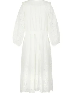 Sale Manoush Robe Broderie blanche