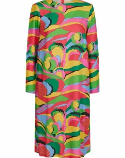 Outlet Manoush Robe Caftan Purple Country Pop fluo