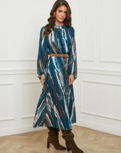Femme L'Armoire de Suzette Robe Capucine bleue