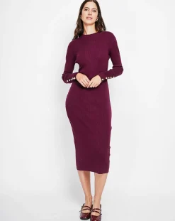 Femme Assuili Robe Cecile bordeaux