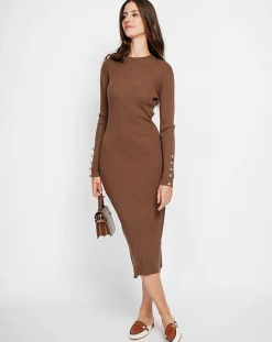 Assuili Robe Cecile marron