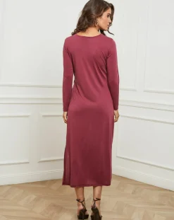 Femme L'Armoire de Suzette Robe Celeste bordeaux
