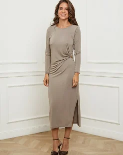 Femme L'Armoire de Suzette Robe Celeste taupe