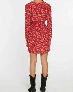 Hot Suncoo Robe Cennet imprimée rouge