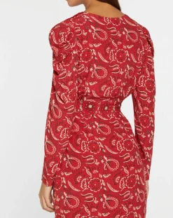 Hot Suncoo Robe Cennet imprimée rouge