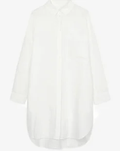 Femme Marc O'Polo Robe chemise 100% Lin blanche