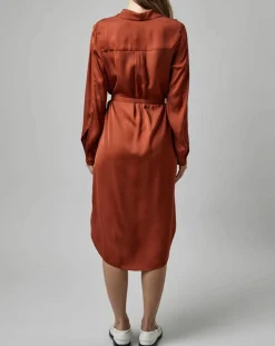 Marc O'Polo Robe chemise orange