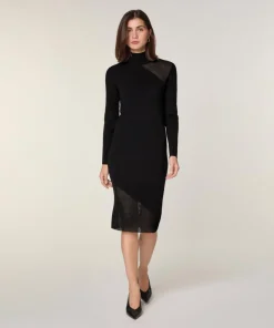 Femme Rodier Robe Chérie en Laine mélangé noire
