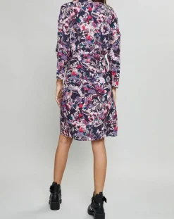 Femme Suncoo Robe Clavie imprimée rose/violet