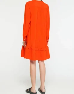 Femme Scotch & Soda Robe courte à volants rouge