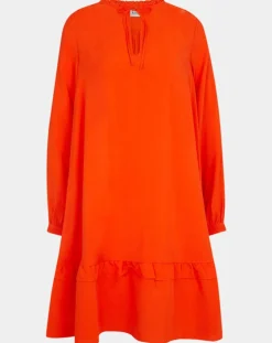 Femme Scotch & Soda Robe courte à volants rouge