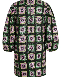 Outlet Manoush Robe courte Crochet Paillette noire