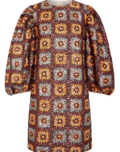 New Manoush Robe courte Crochet Paillette chocolat