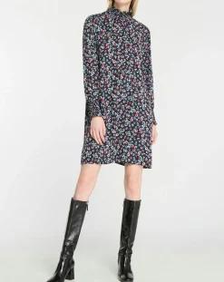 Femme Galeries Lafayette Robe courte et droite Cannelle imprimé fantaisie multicolore