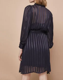 Sale Mare di Latte Robe courte Olie zébre encre