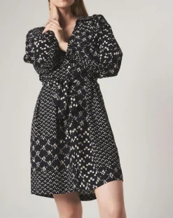 Stella Forest Robe courte Sonia à motifs marine