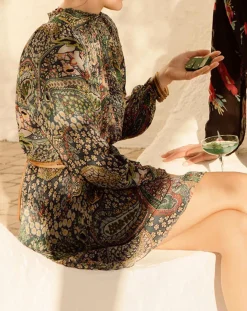 Outlet Swildens Robe Darcy bleue