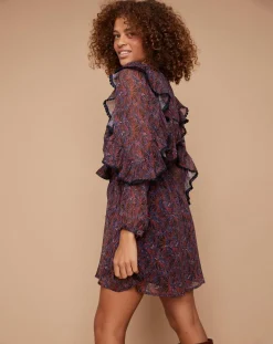 Femme Louizon Robe Dory multicolore/violet