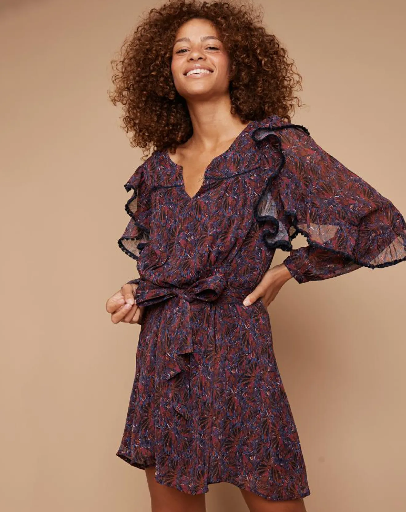 Femme Louizon Robe Dory multicolore/violet