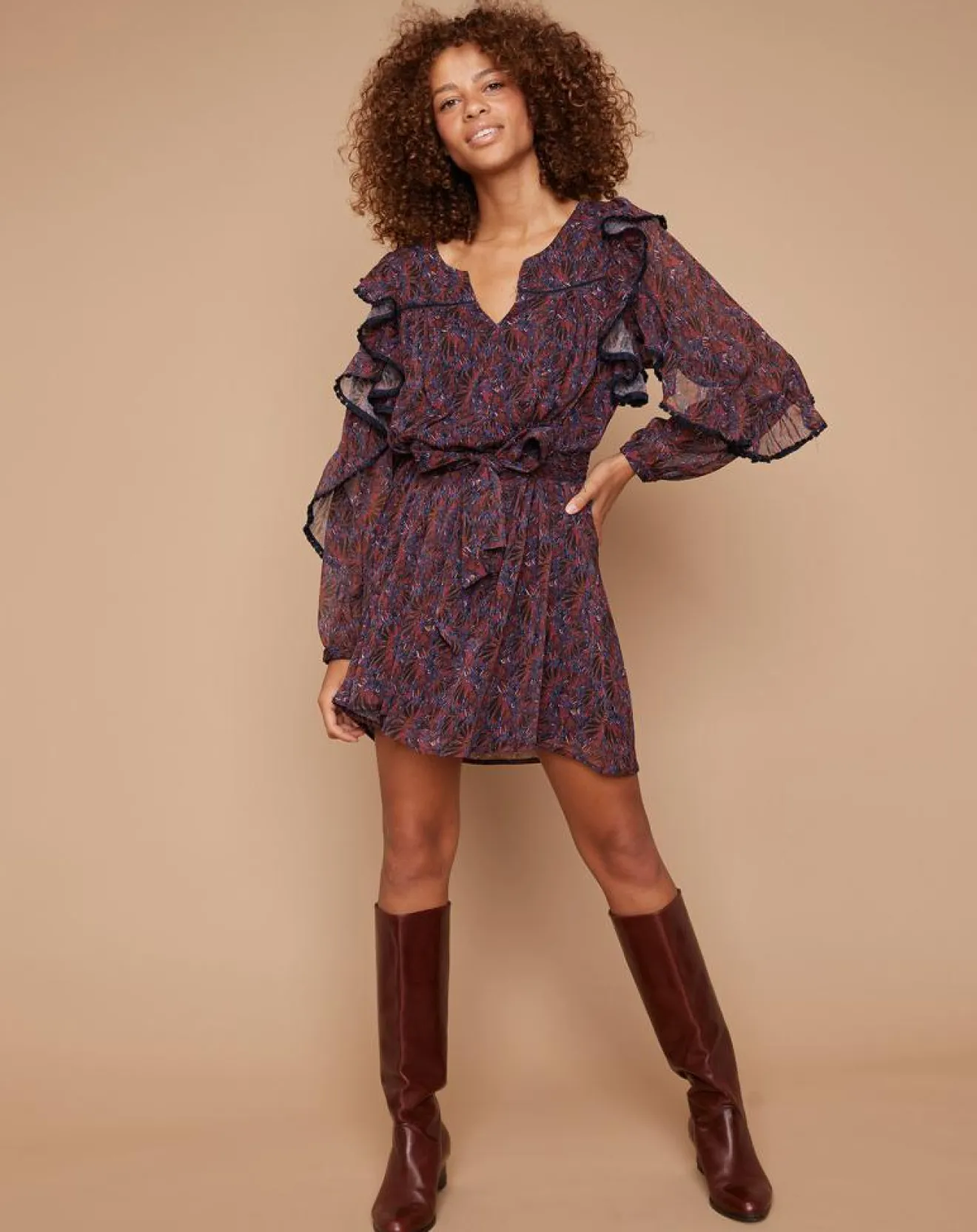 Femme Louizon Robe Dory multicolore/violet