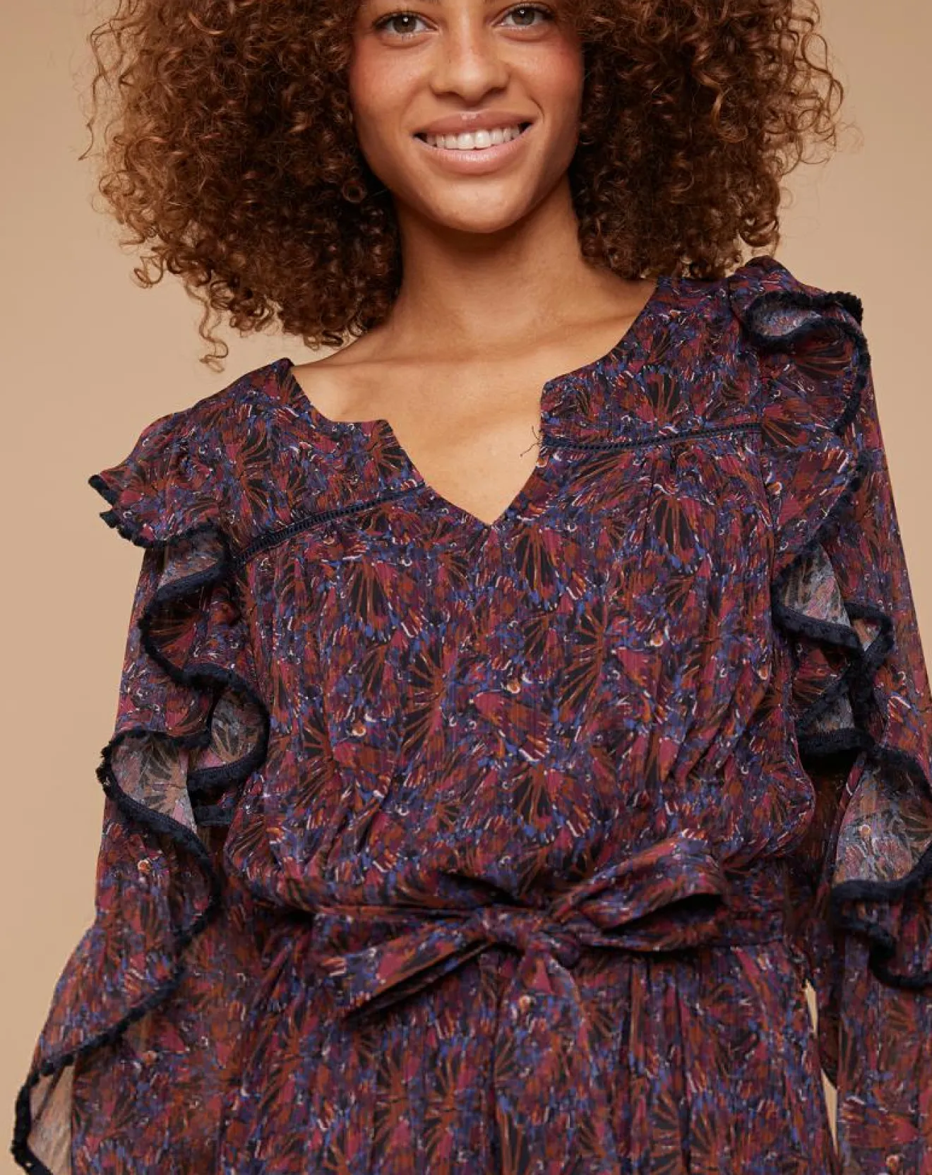 Femme Louizon Robe Dory multicolore/violet