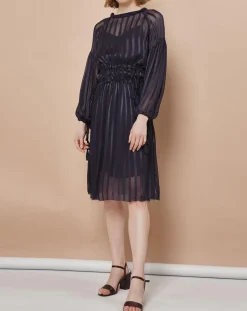 Sale Mare di Latte Robe Elise zébre encre