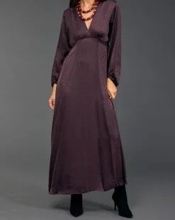 Femme Lauren Vidal Robe Eliza raisin
