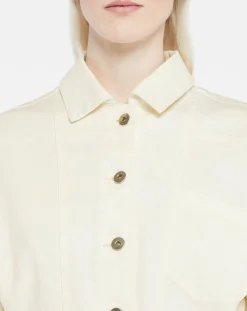 Best Galeries Lafayette Robe en Denim Patti écrue