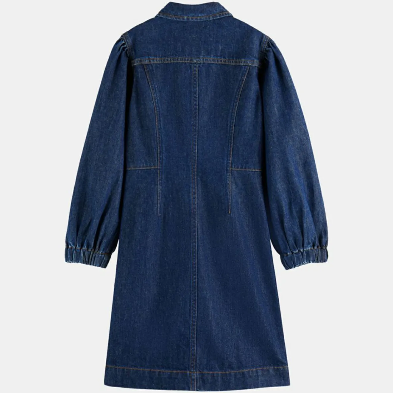 Enfant Scotch & Soda Robe en Jean Ballon en Toile de coton bleu foncé