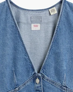 Femme Levi's® Robe en jean courte Erin 90's bleue