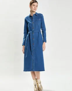 Hot La Petite Etoile Robe en jean Rym wash