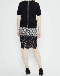 Hot Derhy Robe en Laine mélangée Camoyard noire