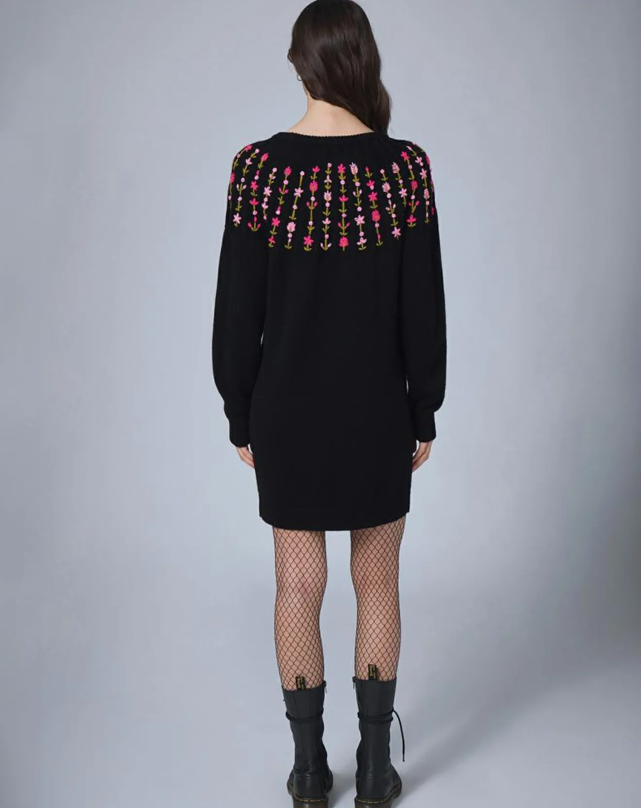 Discount Manoush Robe en Laine mélangée Claudine noire