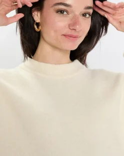 Femme Marc O'Polo Robe en Laine mélangée maxi longue écru