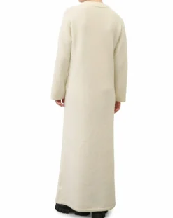 Femme Marc O'Polo Robe en Laine mélangée maxi longue écru
