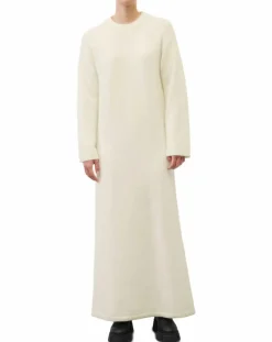 Femme Marc O'Polo Robe en Laine mélangée maxi longue écru
