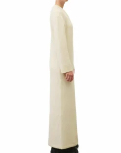 Femme Marc O'Polo Robe en Laine mélangée maxi longue écru
