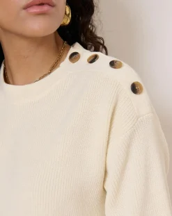 Best Garance Paris Robe en Laine mélangée Tiphaine écrue