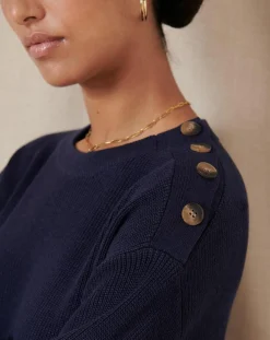 Hot Garance Paris Robe en Laine mélangée Tiphaine marine