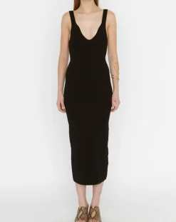 Femme Zapa Robe en maille Remir noire