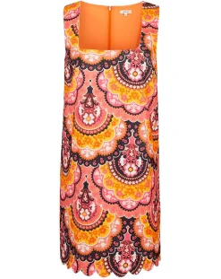 Femme Manoush Robe en Velours côtelé Fall imprimée rose/multicolore